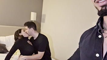 Creampie after the party with the waitress