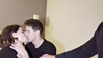 Creampie after the party with the waitress