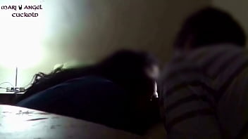 Mi cornudo y yo disfrutando de la rica verga de mi novio