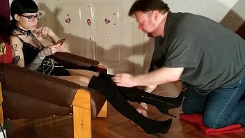 Beth kinky sniff my domina's sweaty legs