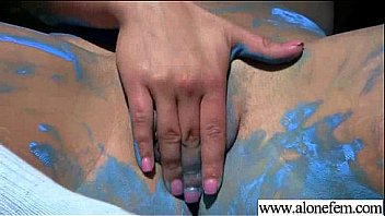 Amateur horny girl try get orgasm with all kind of stuffs clip 22