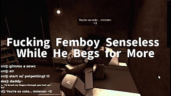 Roblox femboys goes wild for good dick
