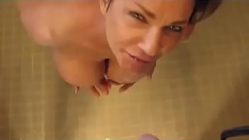 Deuaxma receives a pee load from her husband