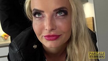 Lingerie clad subslut penetrated roughly