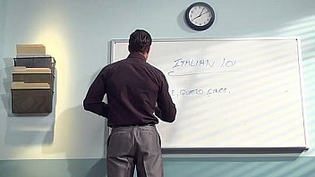 Kagney linn karter horny for italian teacher's cock