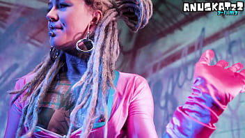 Tattoo double penetration with toys anal masturbation & atm – goth