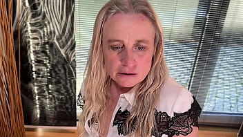 Self made video with closeups of my hot big prolapse pussy