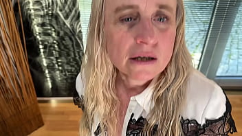 Self made video with closeups of my hot big prolapse pussy