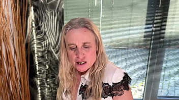 Self made video with closeups of my hot big prolapse pussy