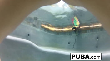 Busty babe plays with herself