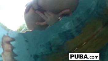 Busty babe plays with herself