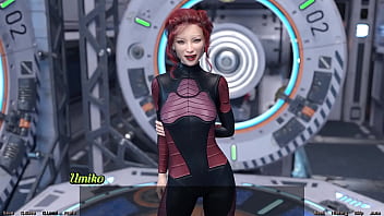 Stranded in space #94 asian milf scientist showcases her project