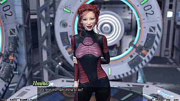 Stranded in space #94 asian milf scientist showcases her project