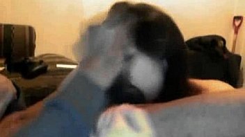 A dedicated bbc worshiper on the job