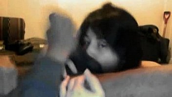 A dedicated bbc worshiper on the job