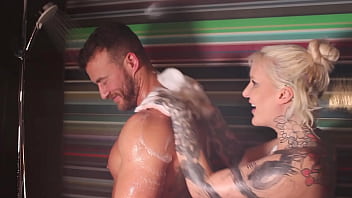 Filthy dirty wet and clean soapy anal sex in the shower with johnny bravo