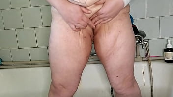 Mature stepmom squirts with her ass spread wide