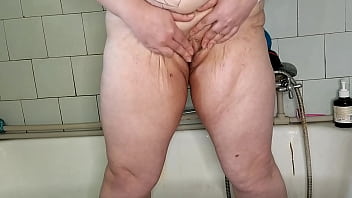 Mature stepmom squirts with her ass spread wide