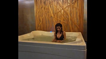 Teasing in the jacuzzi