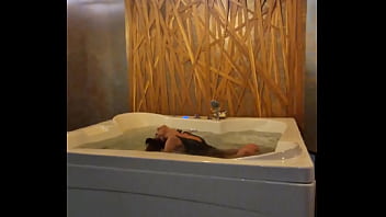 Teasing in the jacuzzi