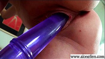 Alone sexy horny girl masturbating tender vid 11