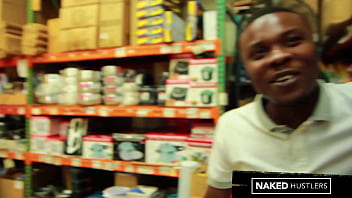 Curly haired latina college girl sucking black dick in public for fun