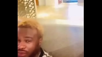 She was in the hotel lobby showing out