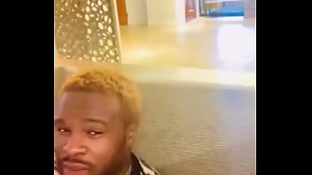 She was in the hotel lobby showing out