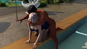 Sissy damla'nın erkek arkadaşı onu evinde ziyaret edip defalarca defalarca boşalıyor