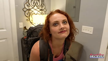 Ginger hottie luna parish gives a bj and gets her wet pussy deeply fucked