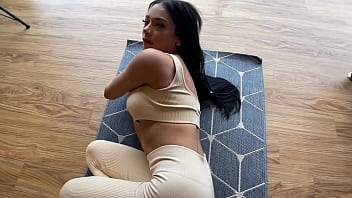 Busty brunette model gets rough pov sex riding doggy missionary cum in mouth