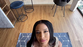 Busty brunette model gets rough pov sex riding doggy missionary cum in mouth