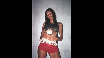 Jade with her teddy bear the year is 2005