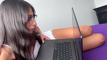 Nerdy latina step sis porn tryout
