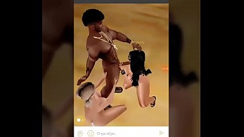 Interracial menage trois