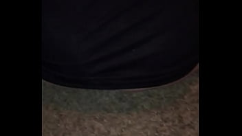 Petite chick dances for