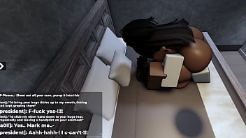 Roblox came all over her tits