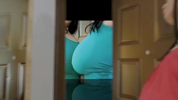 Huge natural tits babe helen star changes many dresses and bra bouncing boobs helen star going out