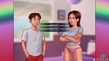 Summertime saga ep 10 the brunette squirts after masturbating