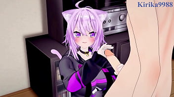 Houshou marine and nekomata okayu plays hard with my penis hololive vtuber hentai