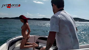 Bastidores e ensaios em alto mar