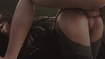 Catwoman taking a big dick up her ass