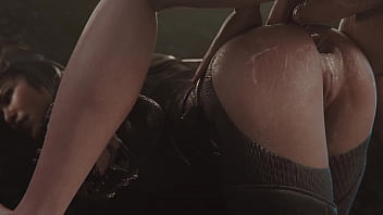 Catwoman taking a big dick up her ass