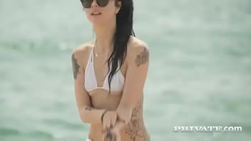 Interracial threeway for new cummer alessa savage