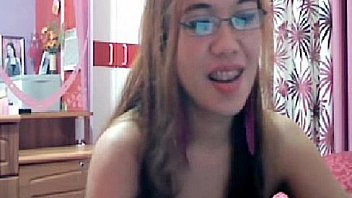 Japonesa nerd webcam