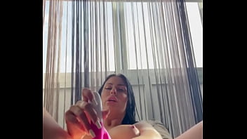 Masturbation compilation with orgasms of the busty brunette sapphire