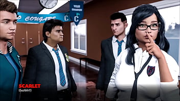 Lost love #02 nerdy college girl with glasses loves to flash her tight pussy