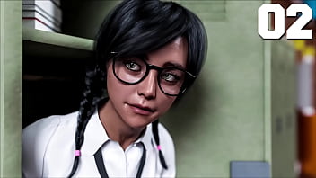 Lost love #02 nerdy college girl with glasses loves to flash her tight pussy