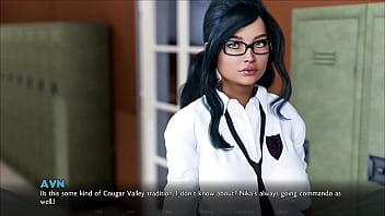 Lost love #02 nerdy college girl with glasses loves to flash her tight pussy