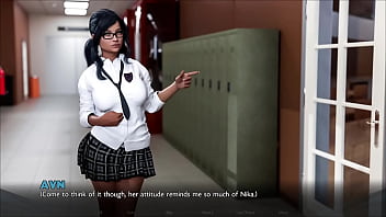 Lost love #02 nerdy college girl with glasses loves to flash her tight pussy